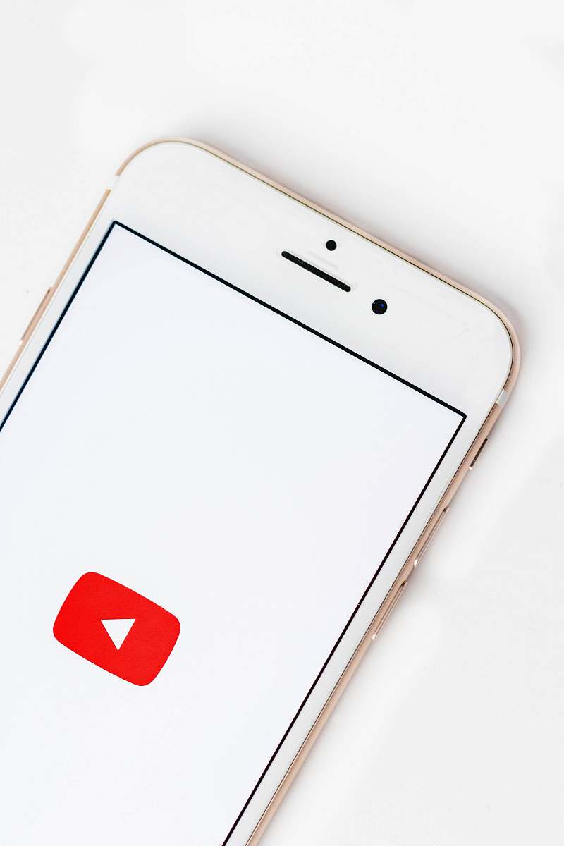 cell phone Youtube icon mobile phone